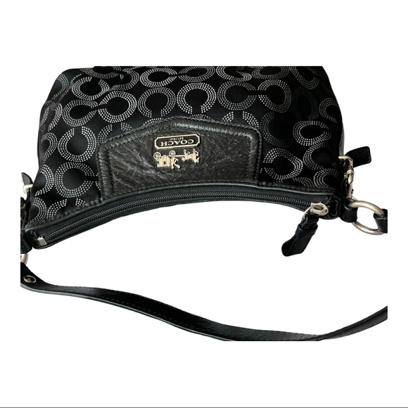 COACH Black Logo Shoulder Bag - Picture 3 of 12